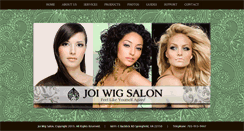 Desktop Screenshot of joiwigsalon.com
